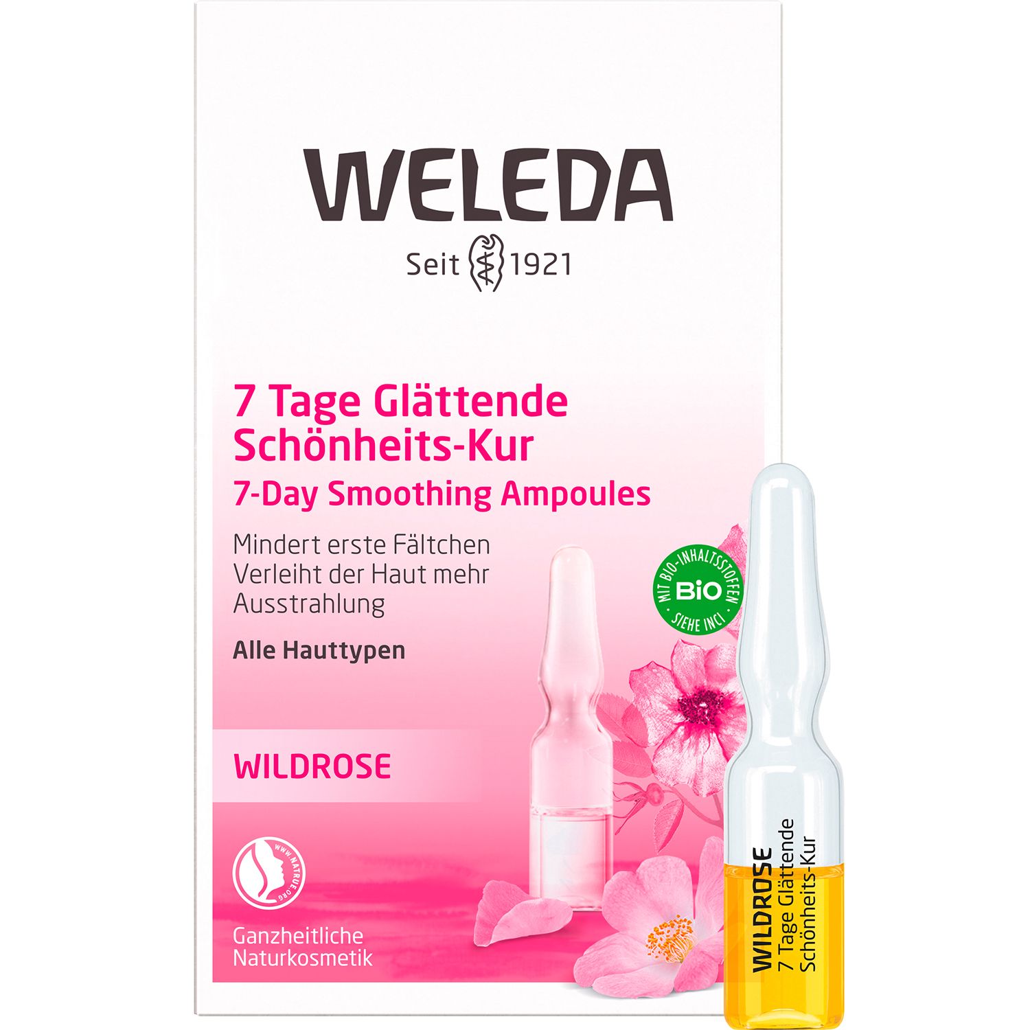 Image of Weleda Wildrose 7 Tage Glättende Schönheits-Kur