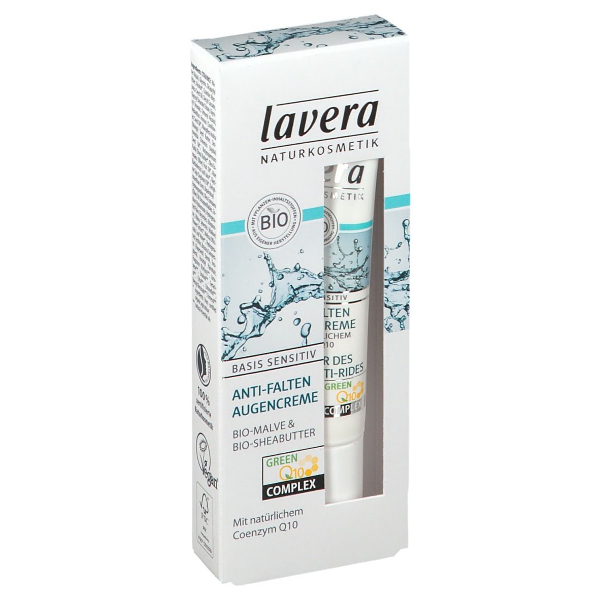 Image of lavera basis sensitiv Anti-Falten Augencreme Q10