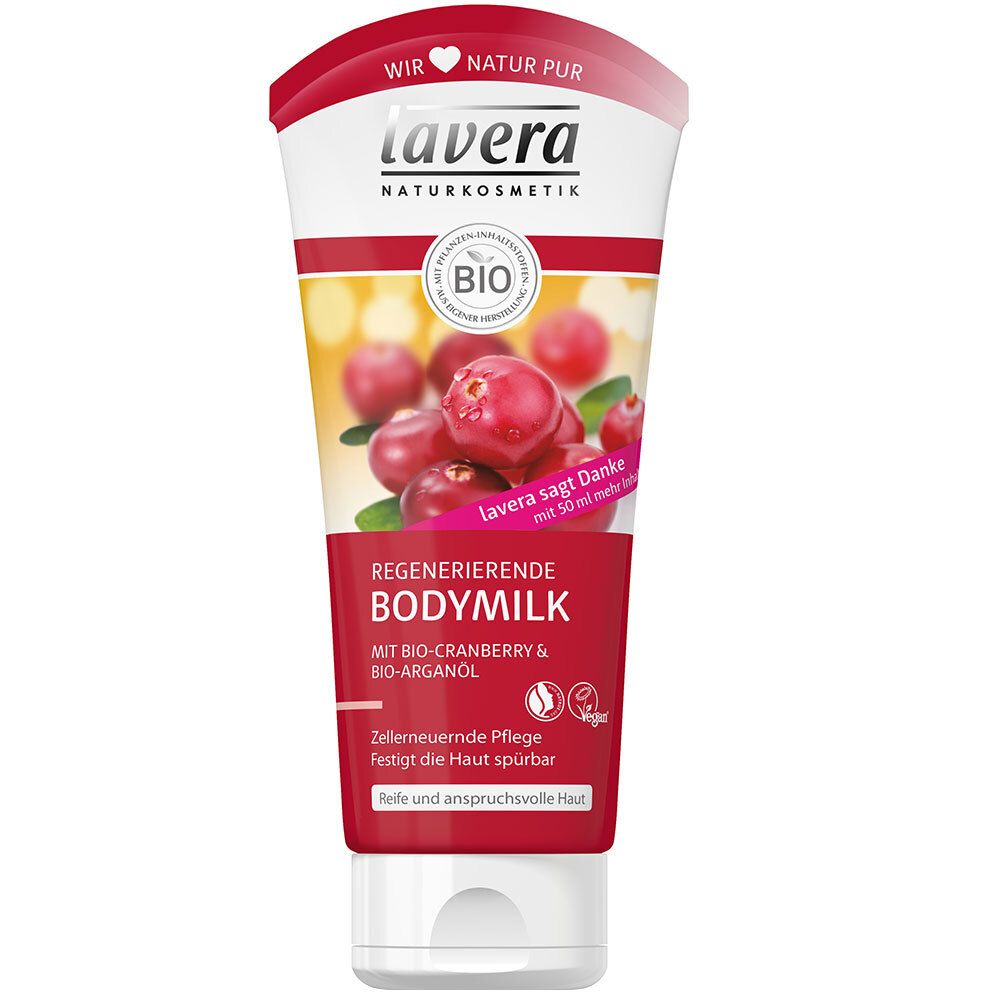 lavera Bodymilk Bio-Cranberry & Bio-Huile d'argan