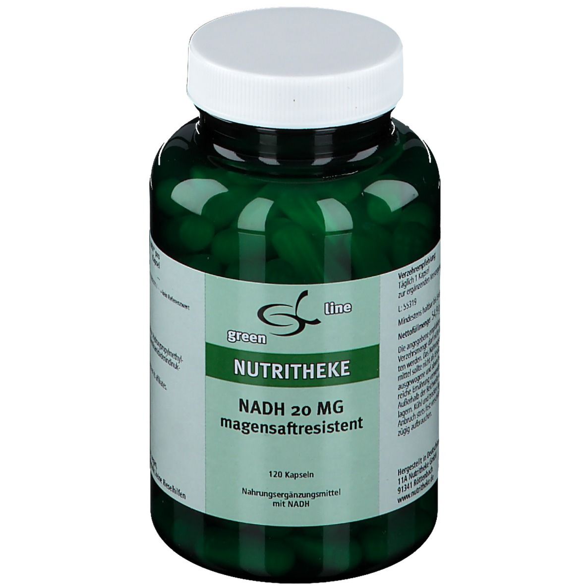 Image of Nutritheke NADH 20 mg magensaftresistente Kapseln