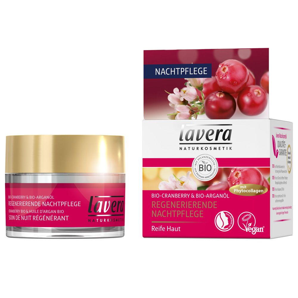 LAVERA regenerierende Nachtpflege Cranberry Creme
