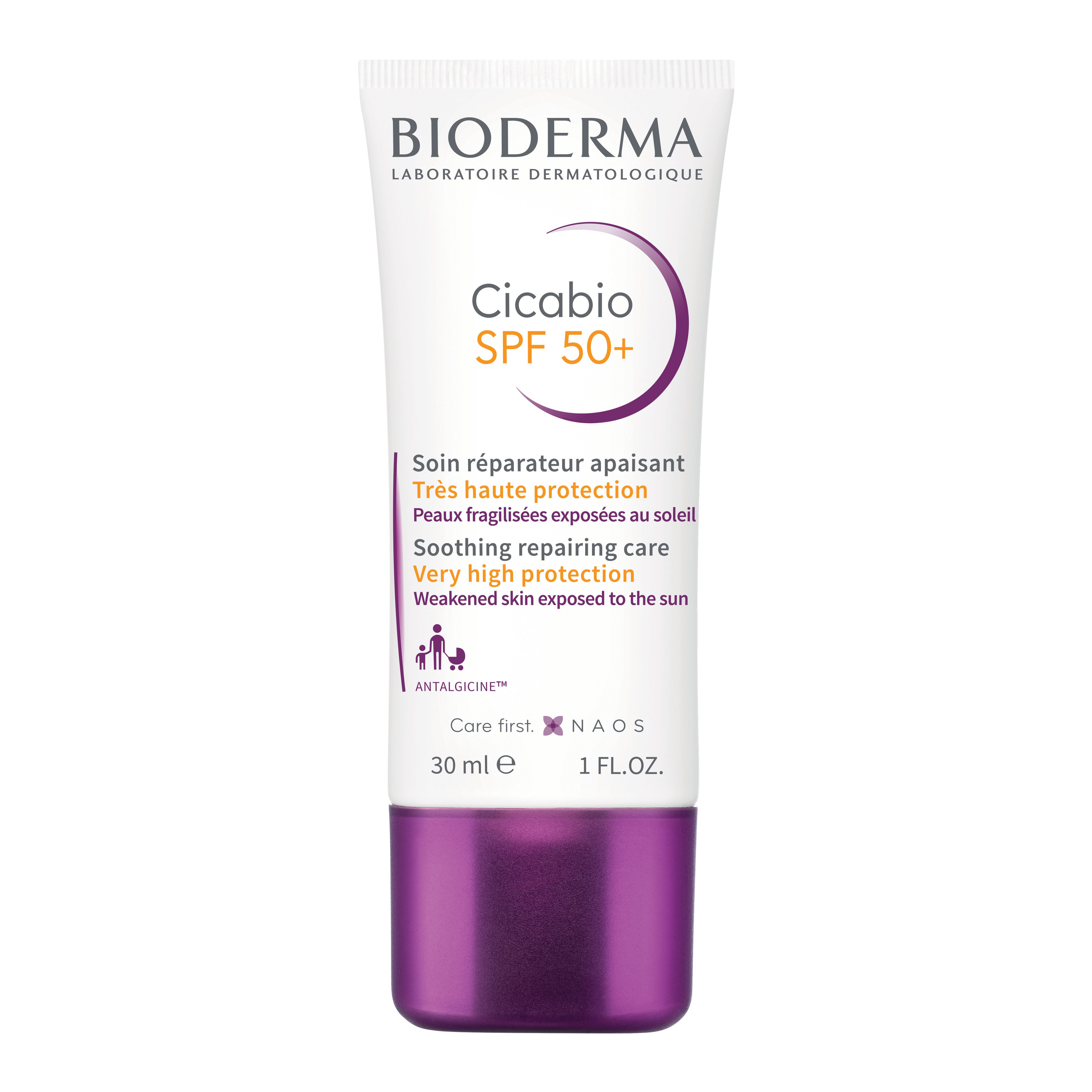 Image of BIODERMA Cicabio SPF 50+ Beruhigende, reparierende Creme bei geschädigter Haut mit Sonnenschutz