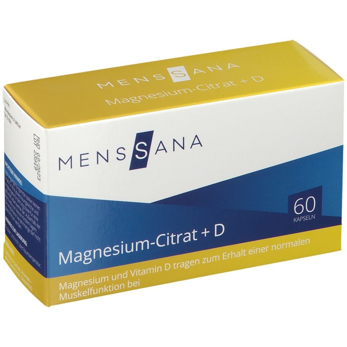 MensSana Magnesium-Citrat +D