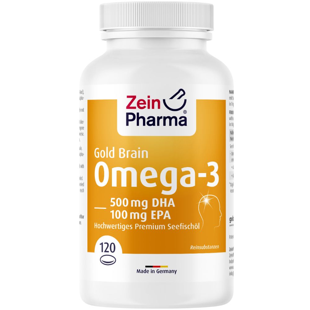 Omega 3 Kapseln Gold Brain Edition ZeinPharma