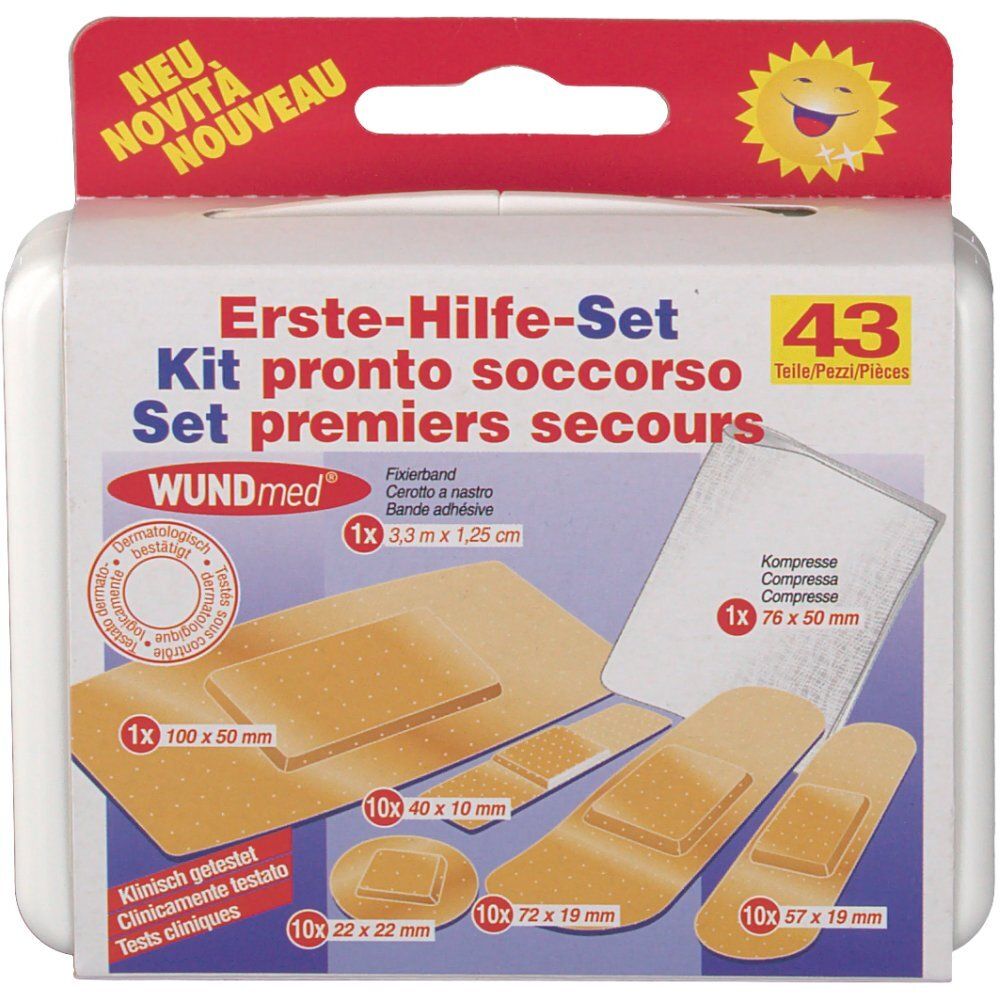 ERSTE HILFE KASTEN 43teilig