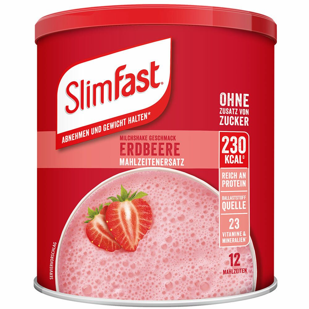 Image of Slim Fast Milchshake-Pulver Erdbeere