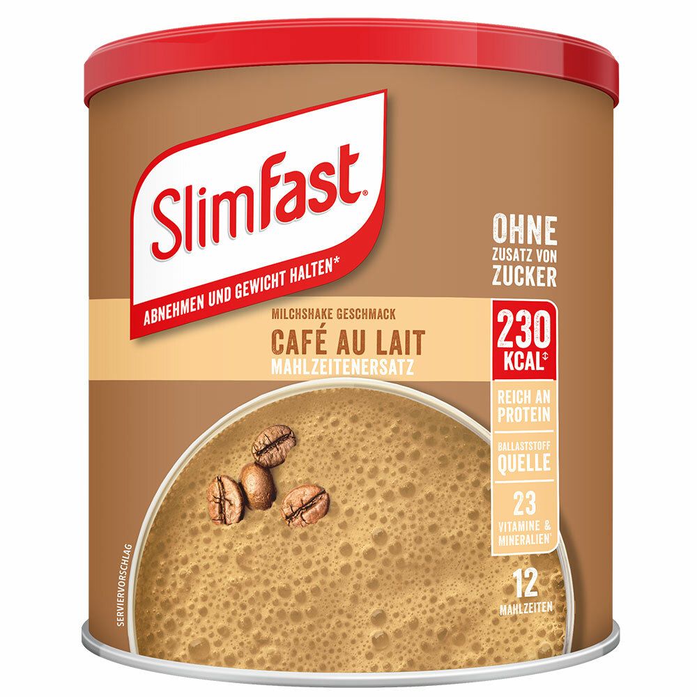 Image of Slim Fast Milchshake-Pulver Café au lait
