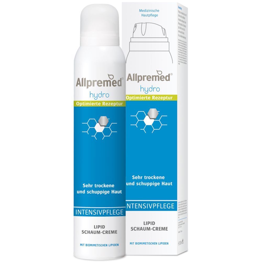Allpremed® hydro Intensiv crème moussante pour peau sèche et squamesuse