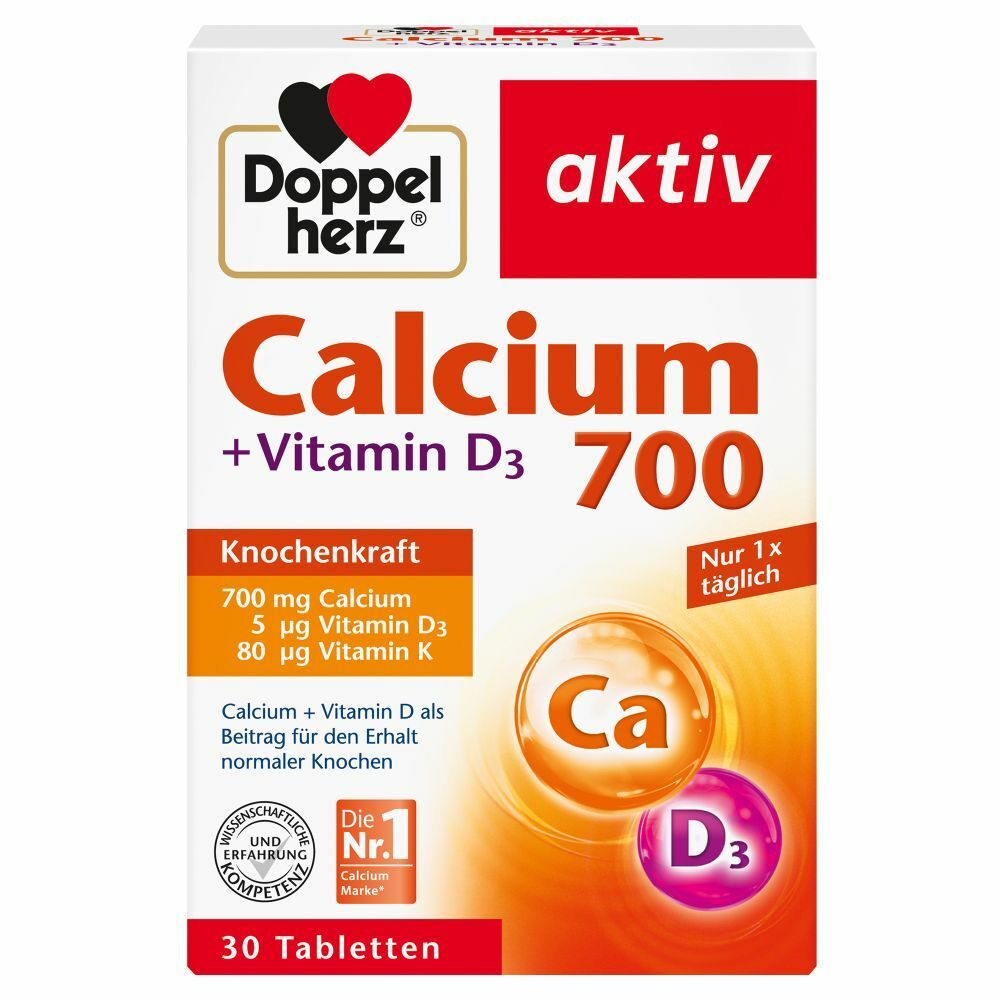 Image of Doppelherz® aktiv Calcium 700 + Vitamin D3