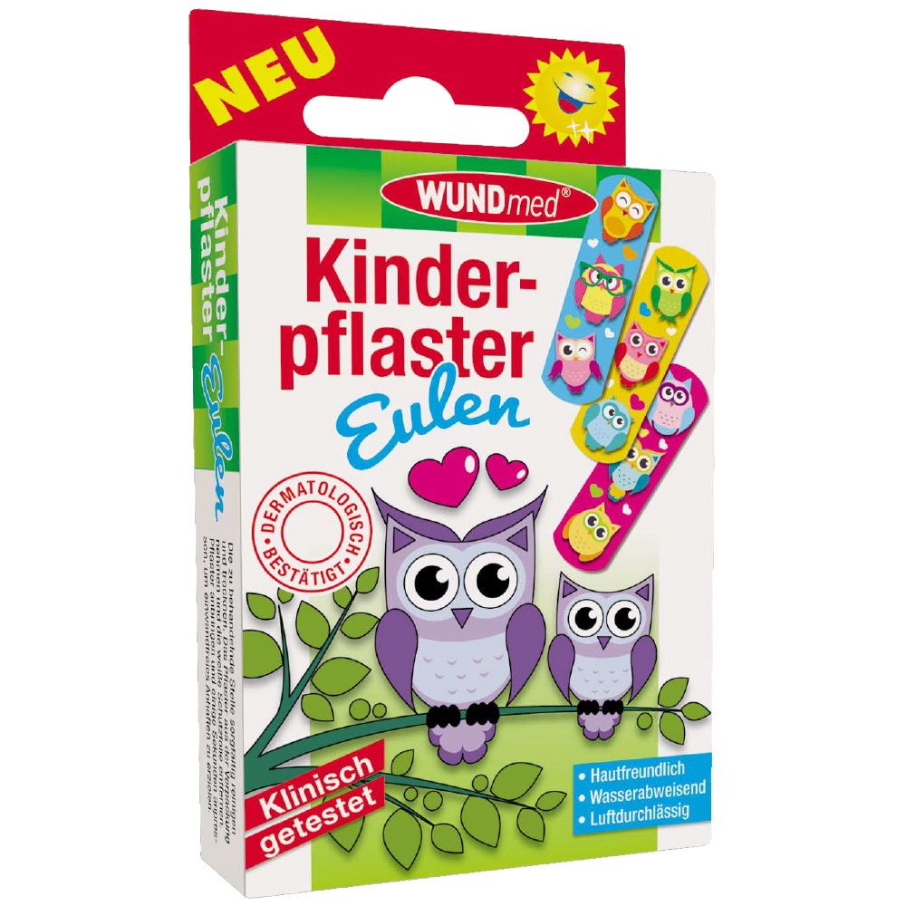 Image of WUNDmed® Kinderpflaster Eulen