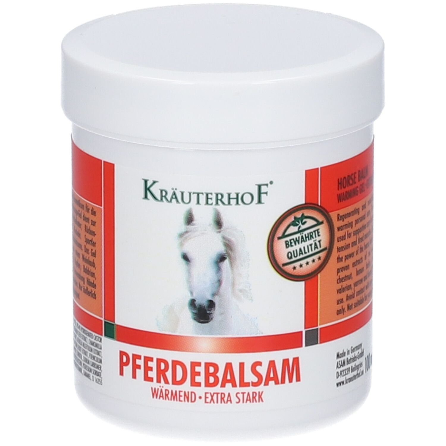 KRÄUTERHOF® Baume de cheval chauffant & extra fort