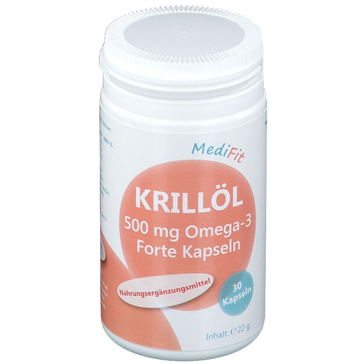 Image of MediFit Krillöl 500mg Omega-3 Forte