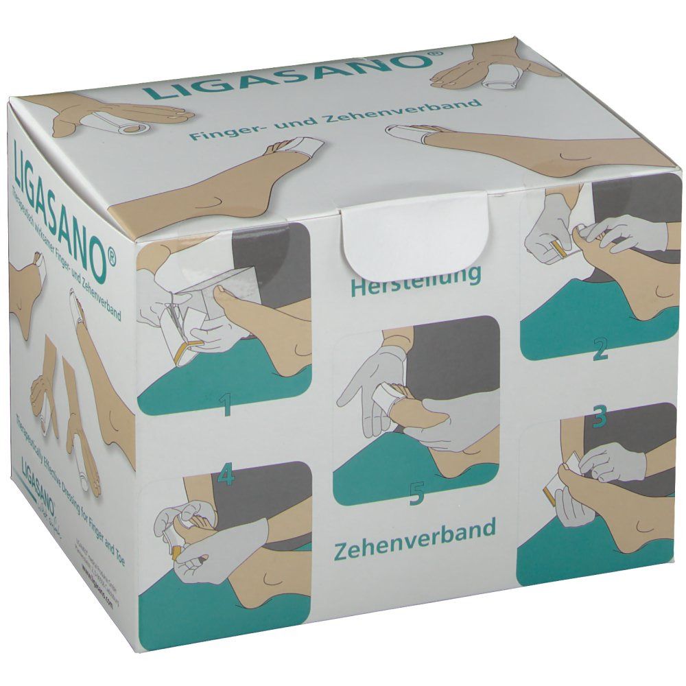 Image of LIGASANO® weiß Finger- und Zehenverband