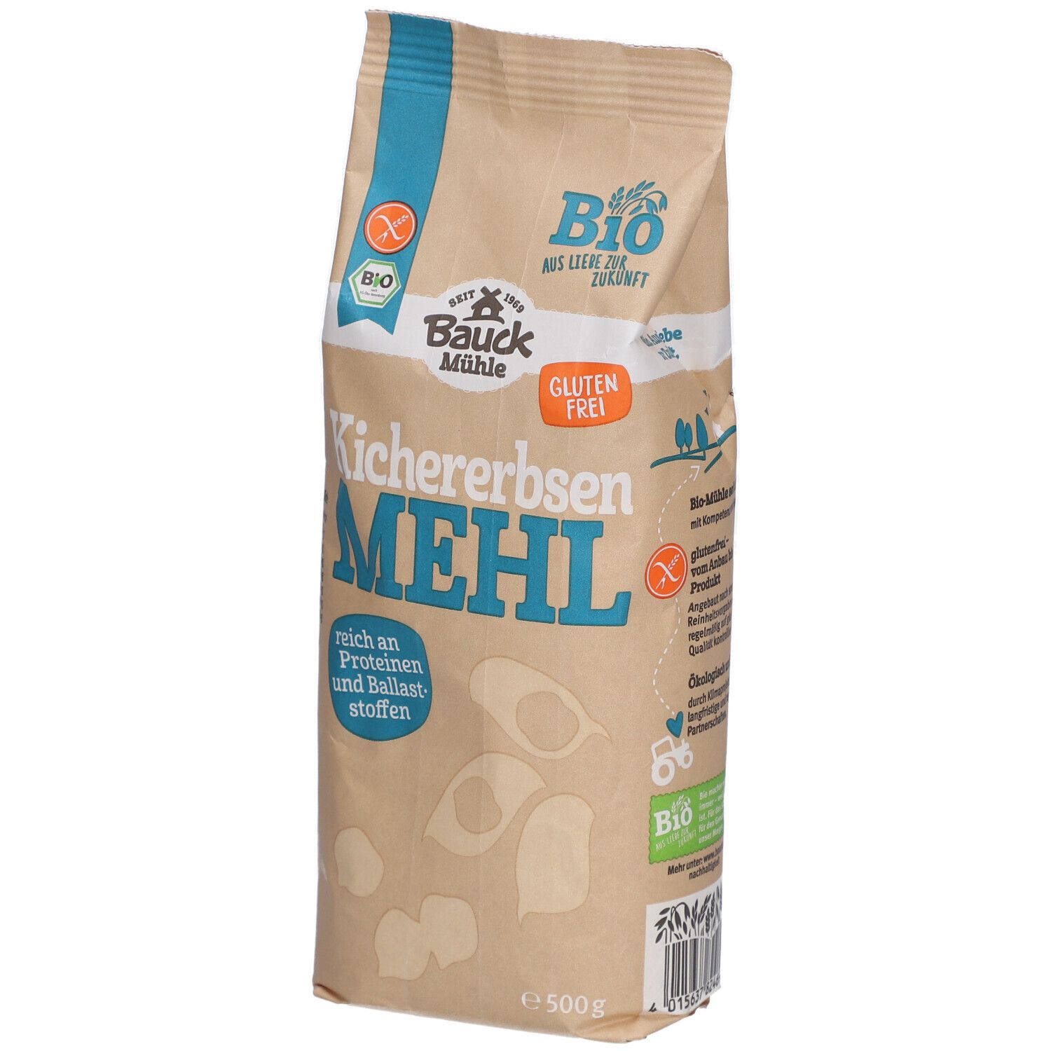 Bauckhof Farine de pois chiches, sans gluten