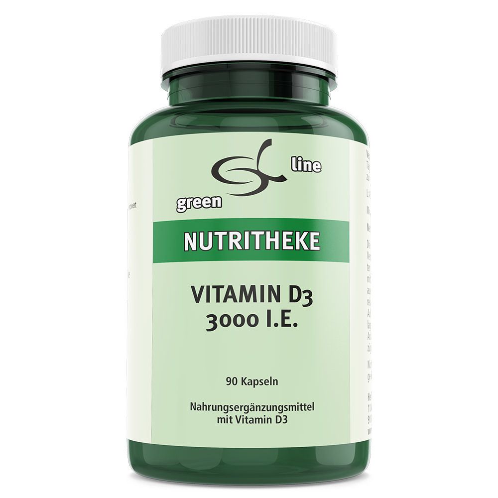 Image of green line Vitamin D3 3.000 I.E.