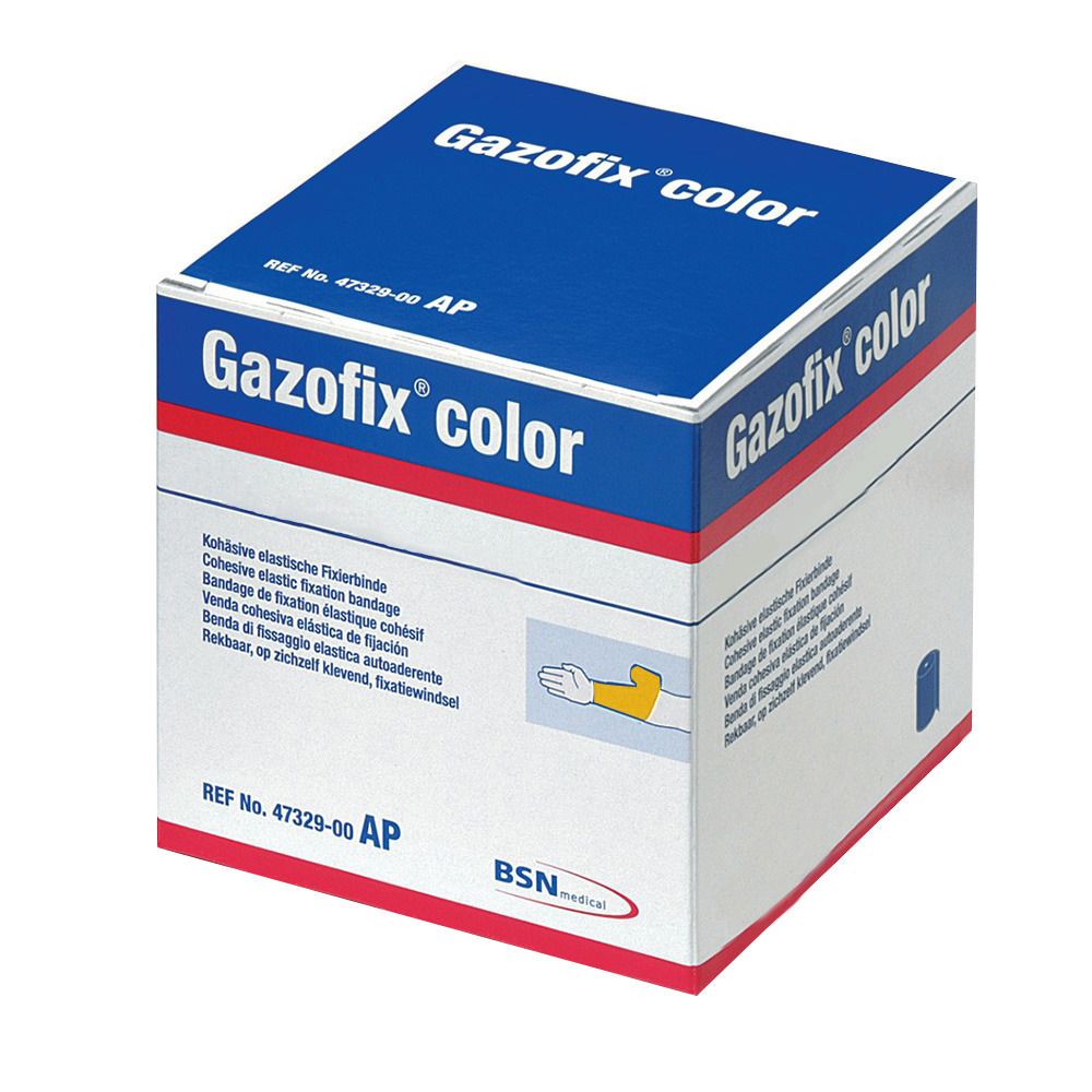 Image of Gazofix® color kohäsiv 8 cm x 20 m gelb