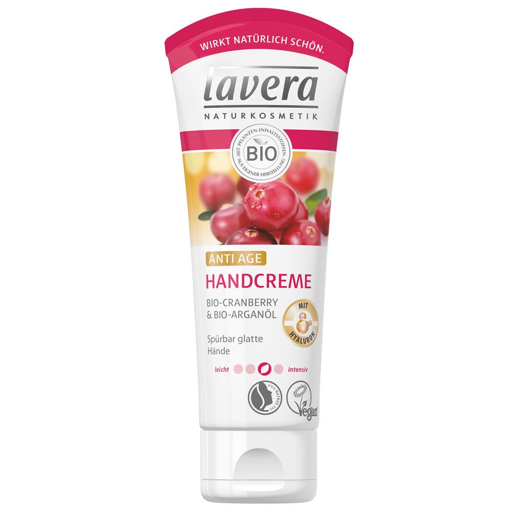 Image of lavera Anti Age Handcreme Bio-Cranberry & Bio-Arganöl