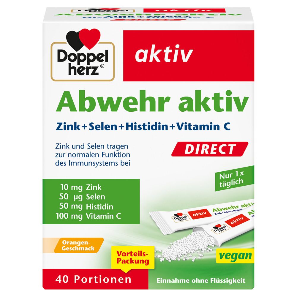 Doppelherz Abwehr aktiv DIRECT avec Zinc + Selenium + Histidine