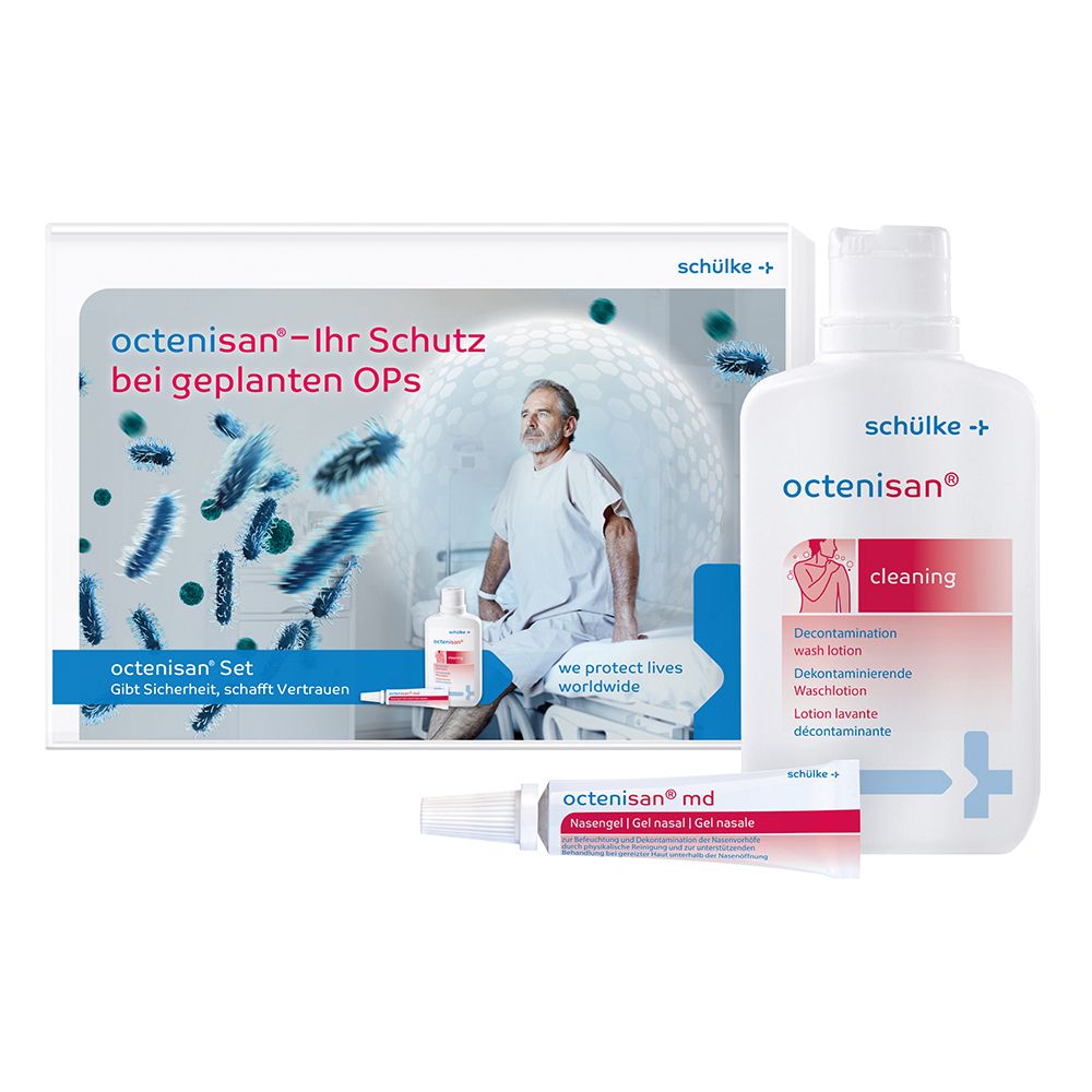 Image of octenisan® Waschlotion + md Nasengel Set