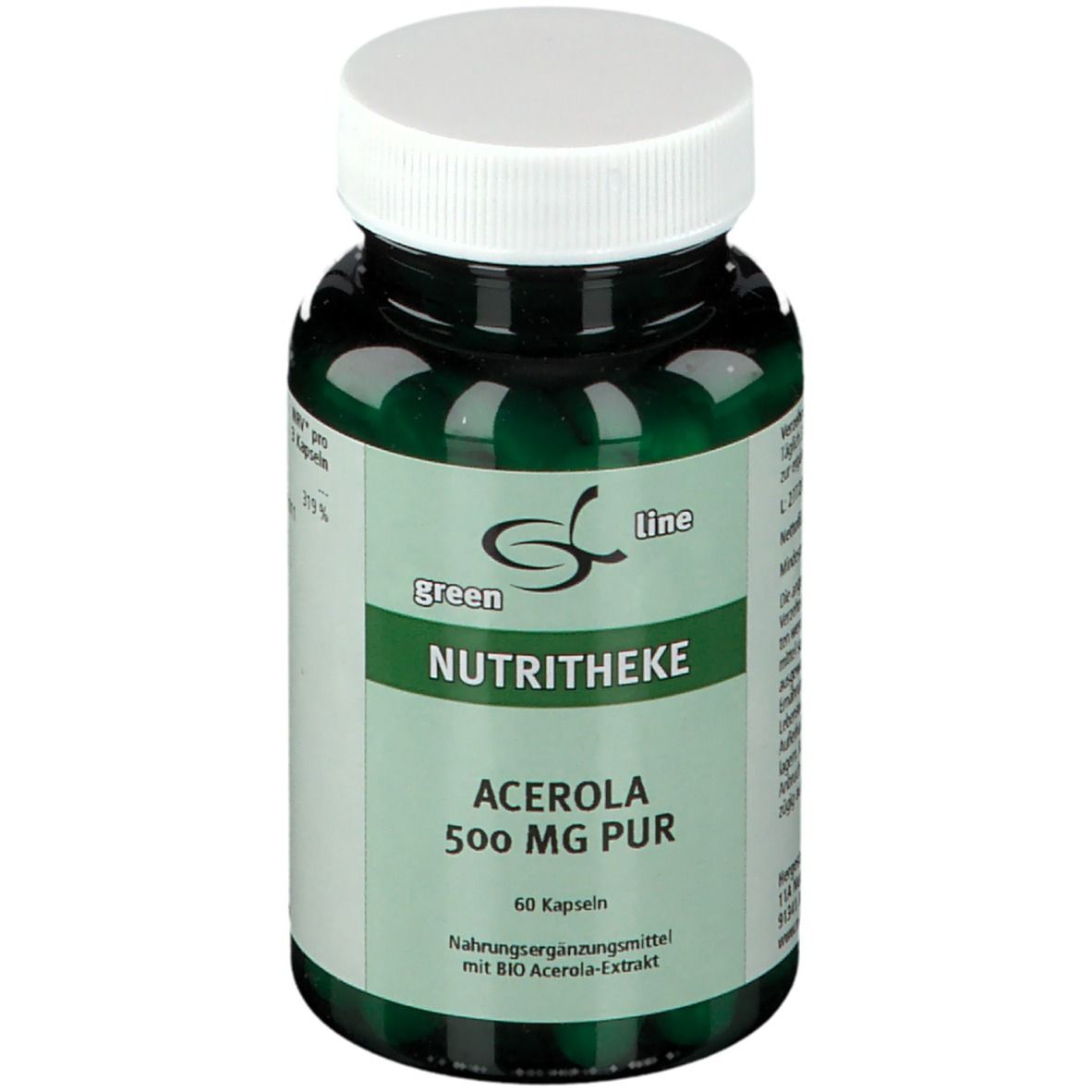 Image of green line Acerola 500 mg Pur