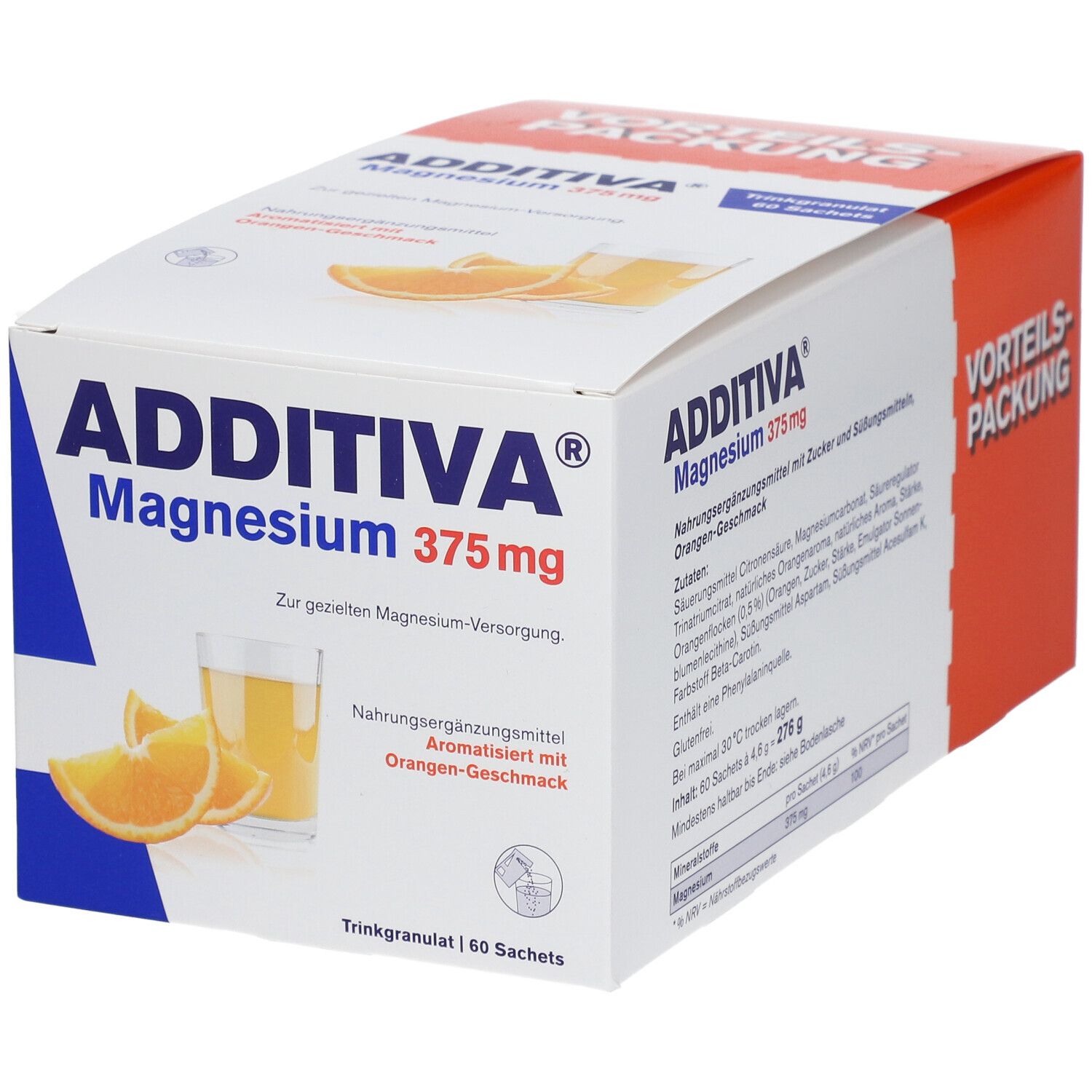 ADDITIVA® Magnesium 375 mg Granules orange