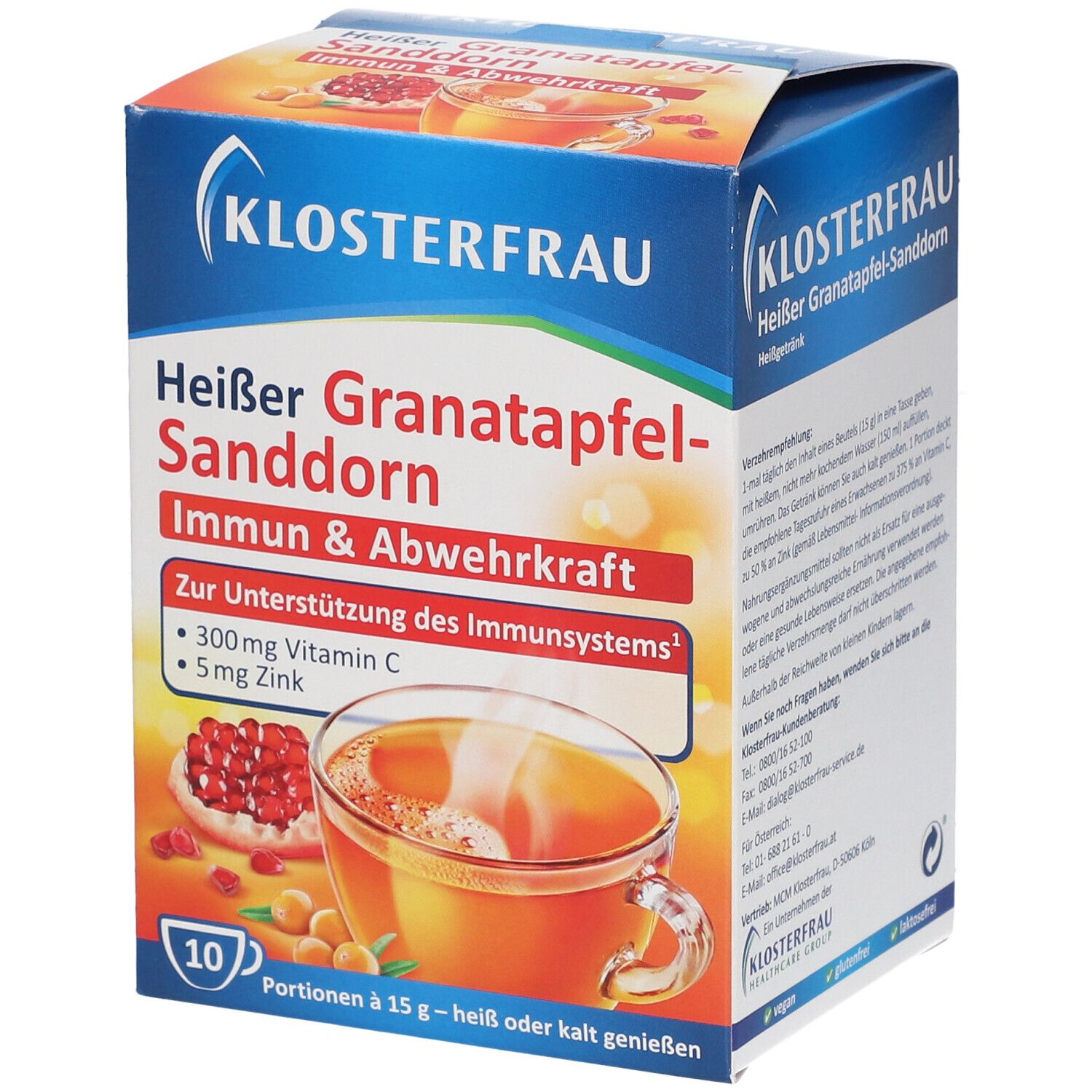 Image of KLOSTERFRAU Broncholind® Heißer Granatapfel-Sanddorn