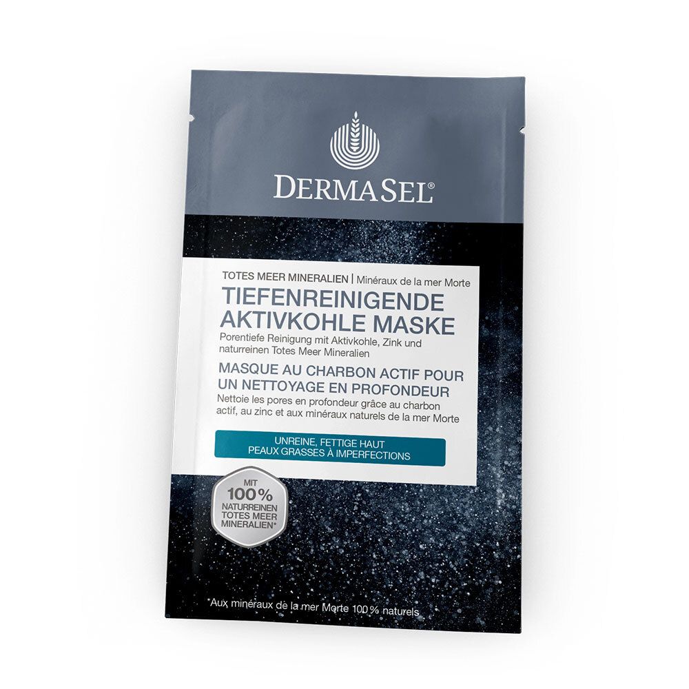 DERMASEL® Tiefenreinigende Aktivkohlemaske