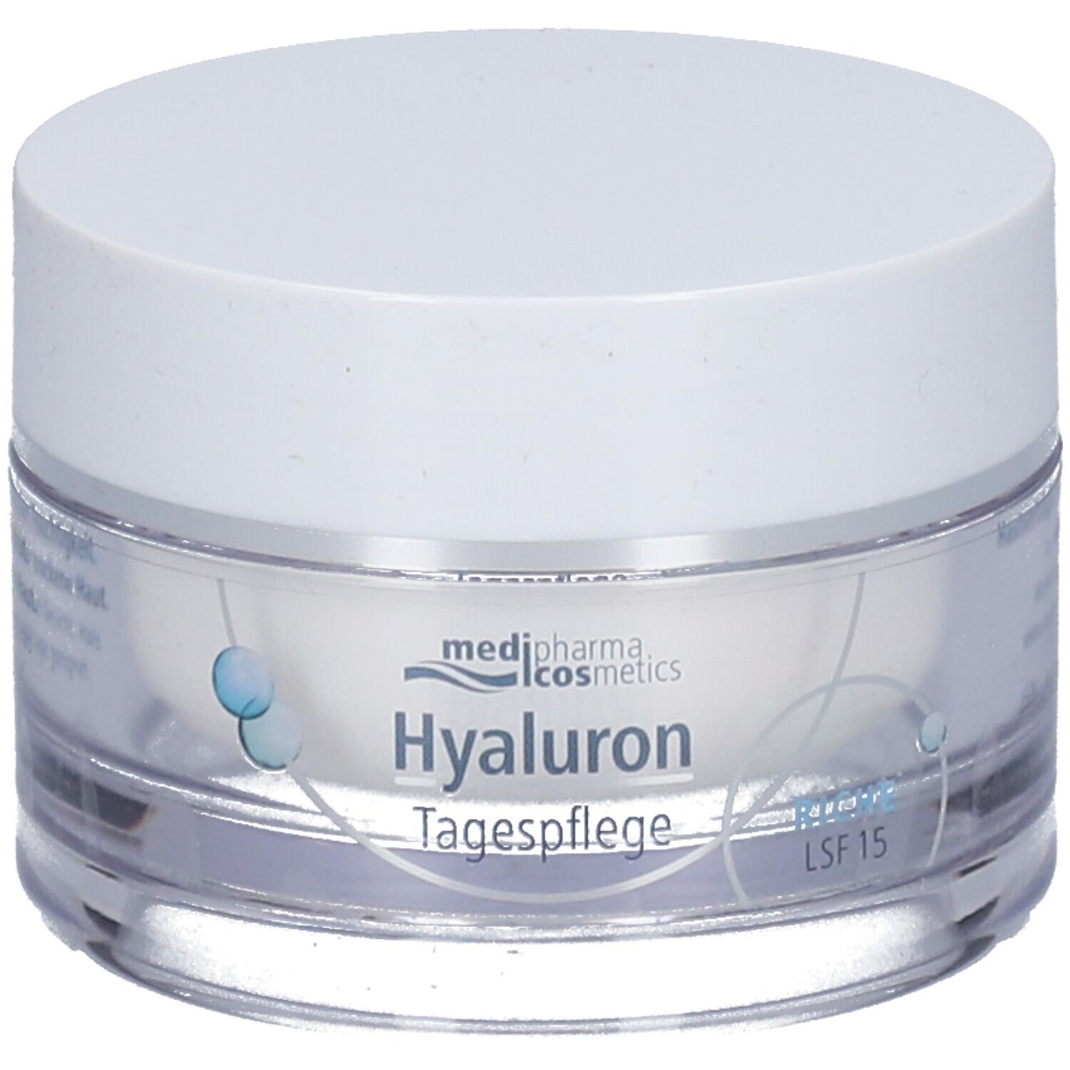 medipharma cosmetics Hyaluron Tagespflege riche mit LSF 15