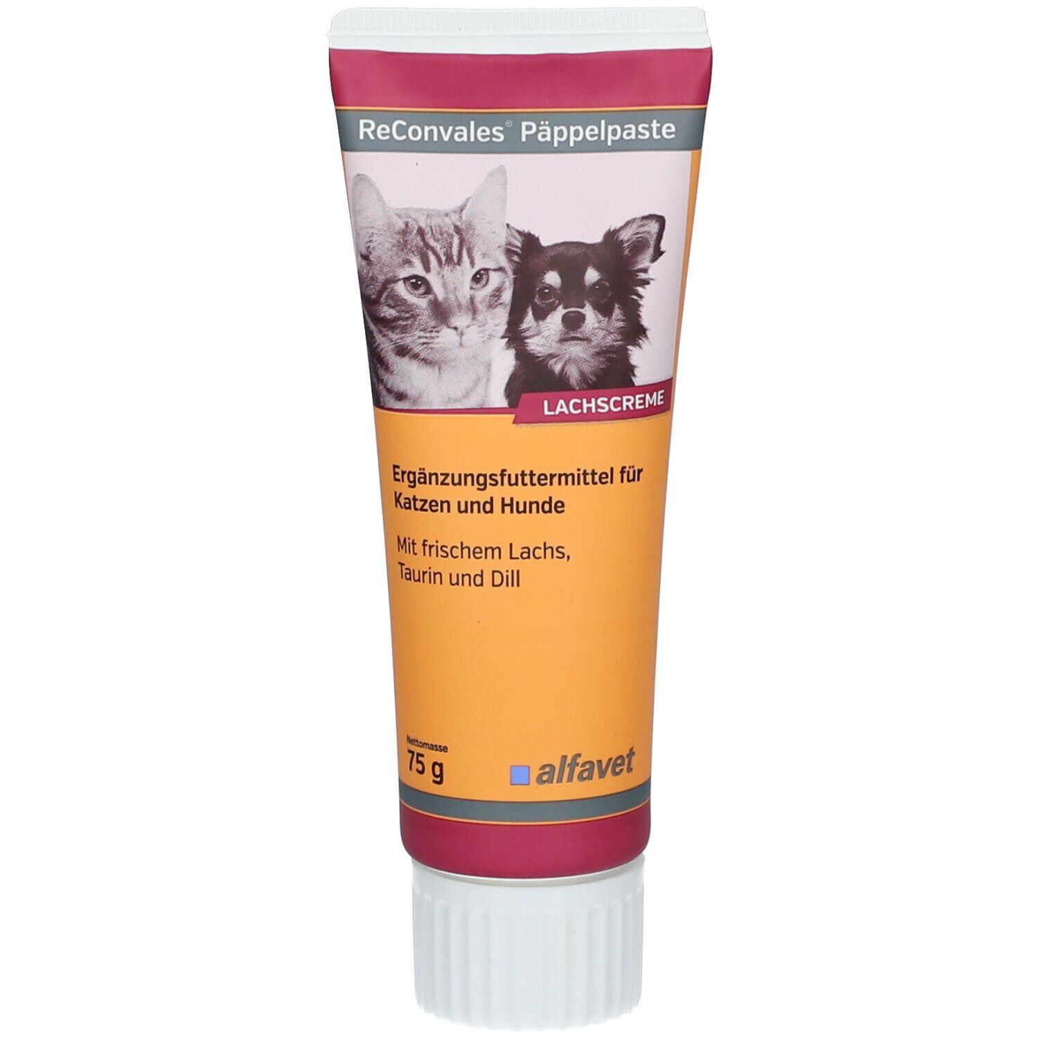 Image of ReConvales® Päppelpaste Lachscreme für Hunde und Katzen