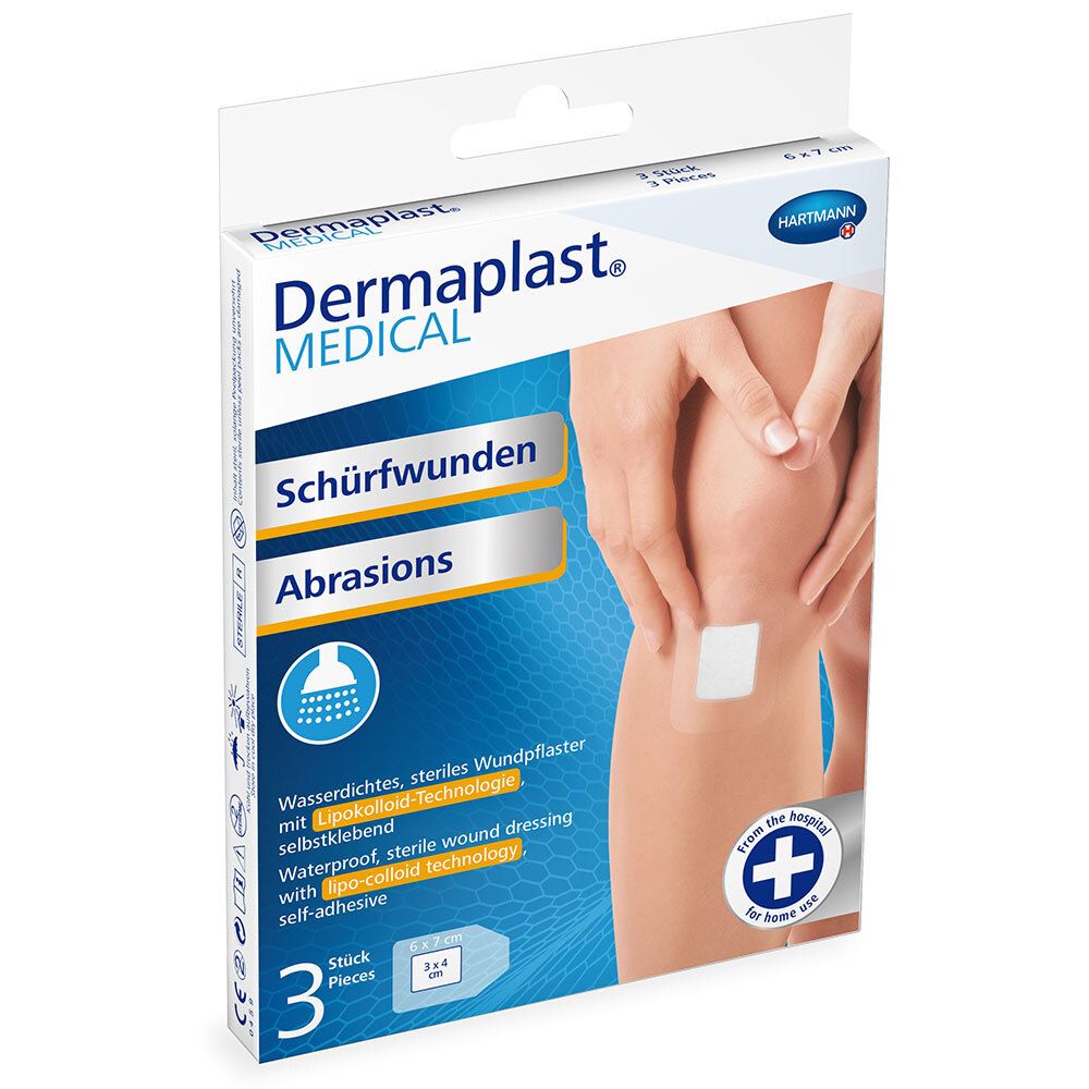 DERMAPLAST MEDICAL Schürfwunde 6x7 cm