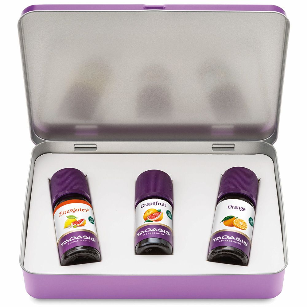 TAOASIS® Jardin d'agrumes Set de 3 avec boite cadeaux