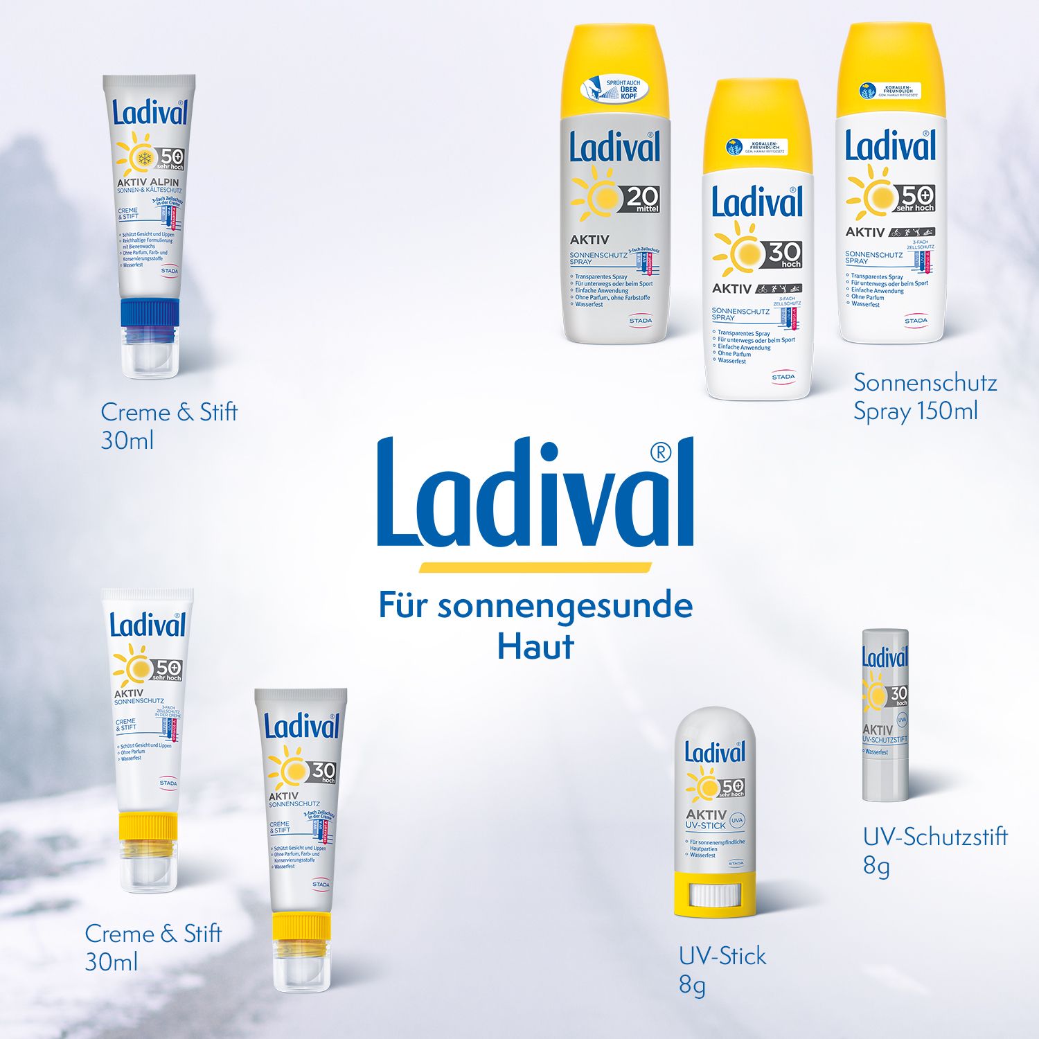 Ladival® Aktiv Alpin Sonnencreme LSF50+ shop apotheke.ch