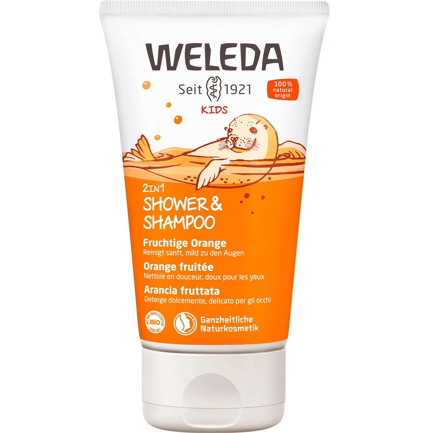 Weleda Kids 2in1 Shower & Shampoo Fruchtige Orange