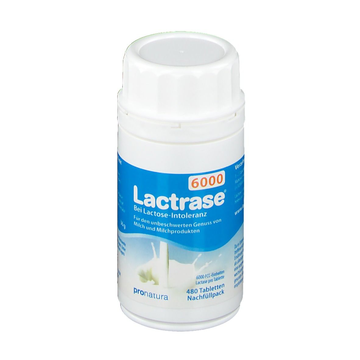Image of Lactrase® 6000 FCC Tabletten Klickspender Nachfüllpack