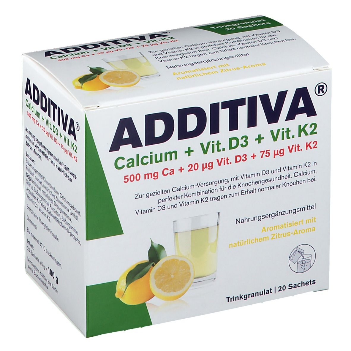 ADDITIVA® Calcium + Vit. D3 + Vit. K2