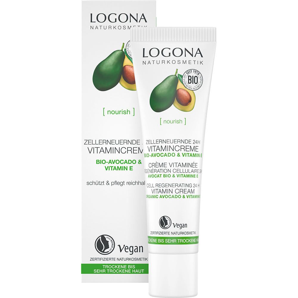 LOGONA Naturkosmetik Zellerneuernde 24h Vitamincreme
