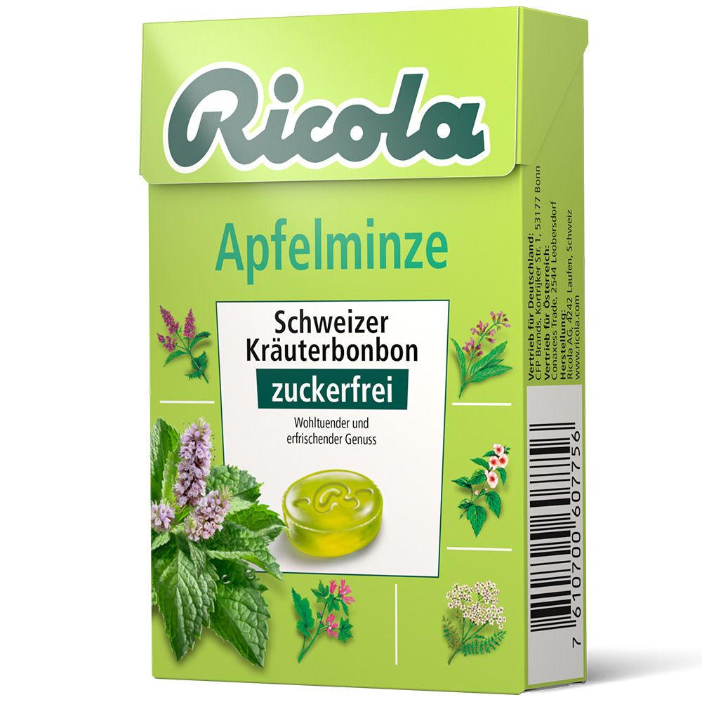 Image of Ricola® Apfelminze ohne Zucker
