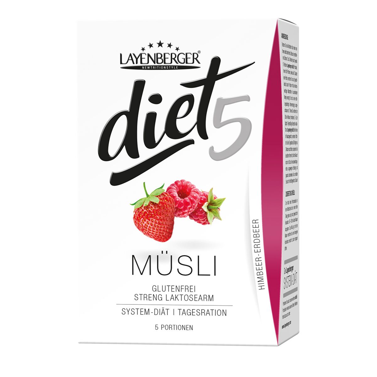 LAYENBERGER diet5 Müsli Himbeer-Erdbeer