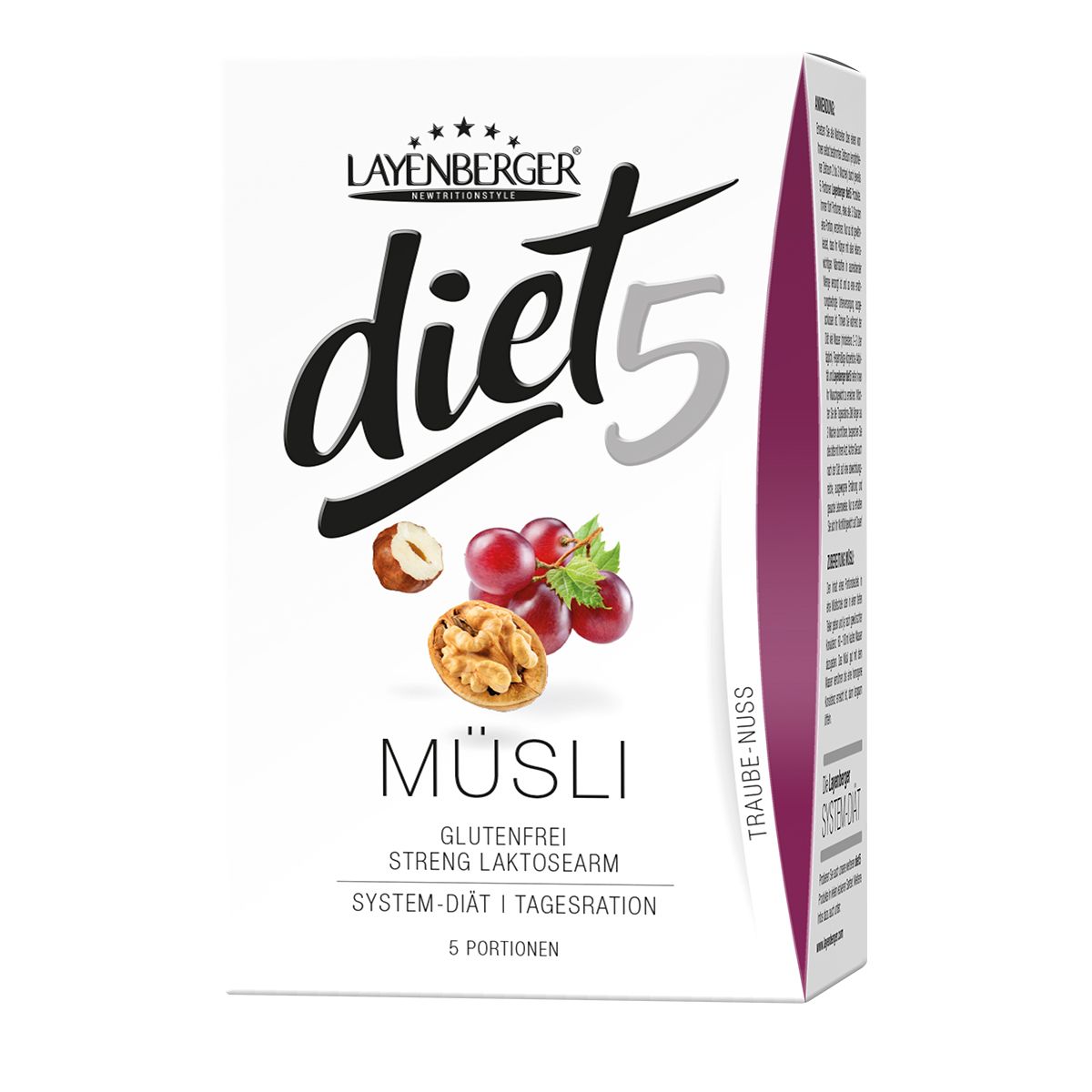 LAYENBERGER diet5 Müsli Traube-Nuss