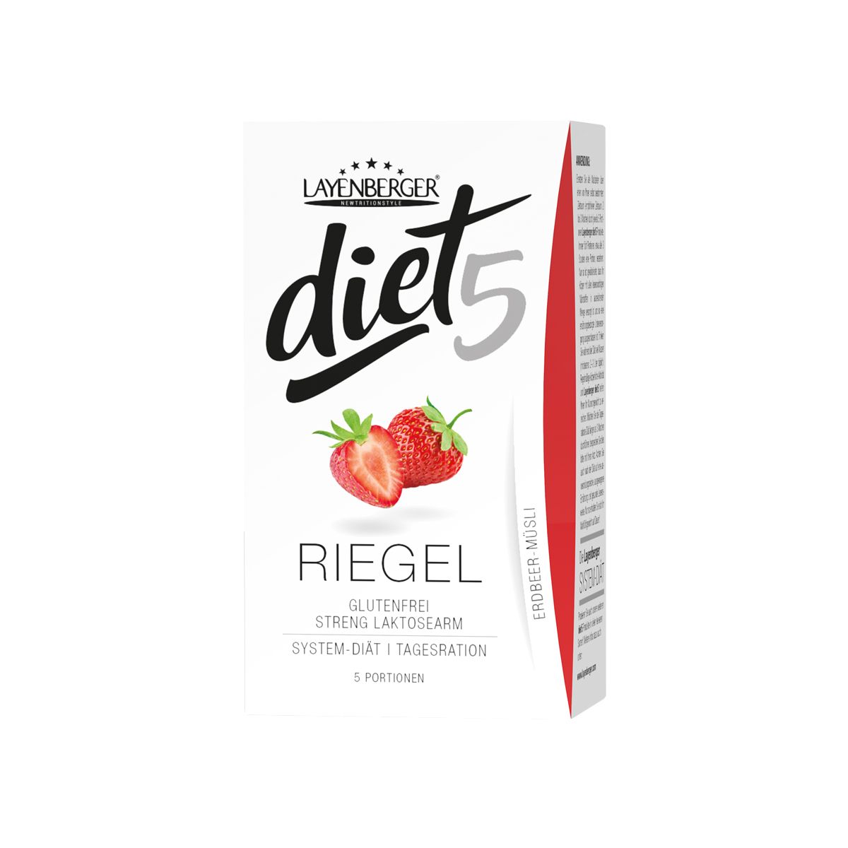 LAYENBERGER diet5 Riegel Erdbeer-Müsli