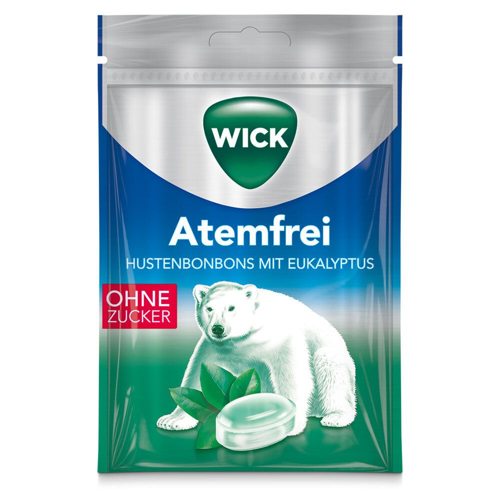 WICK Atemfrei Eukalyptus Bonbons o.Zucker Beutel