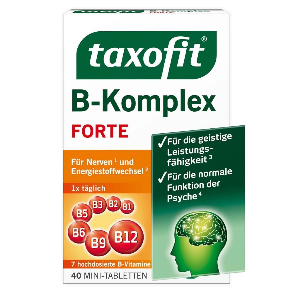 taxofit B-Komplex + Folsäure