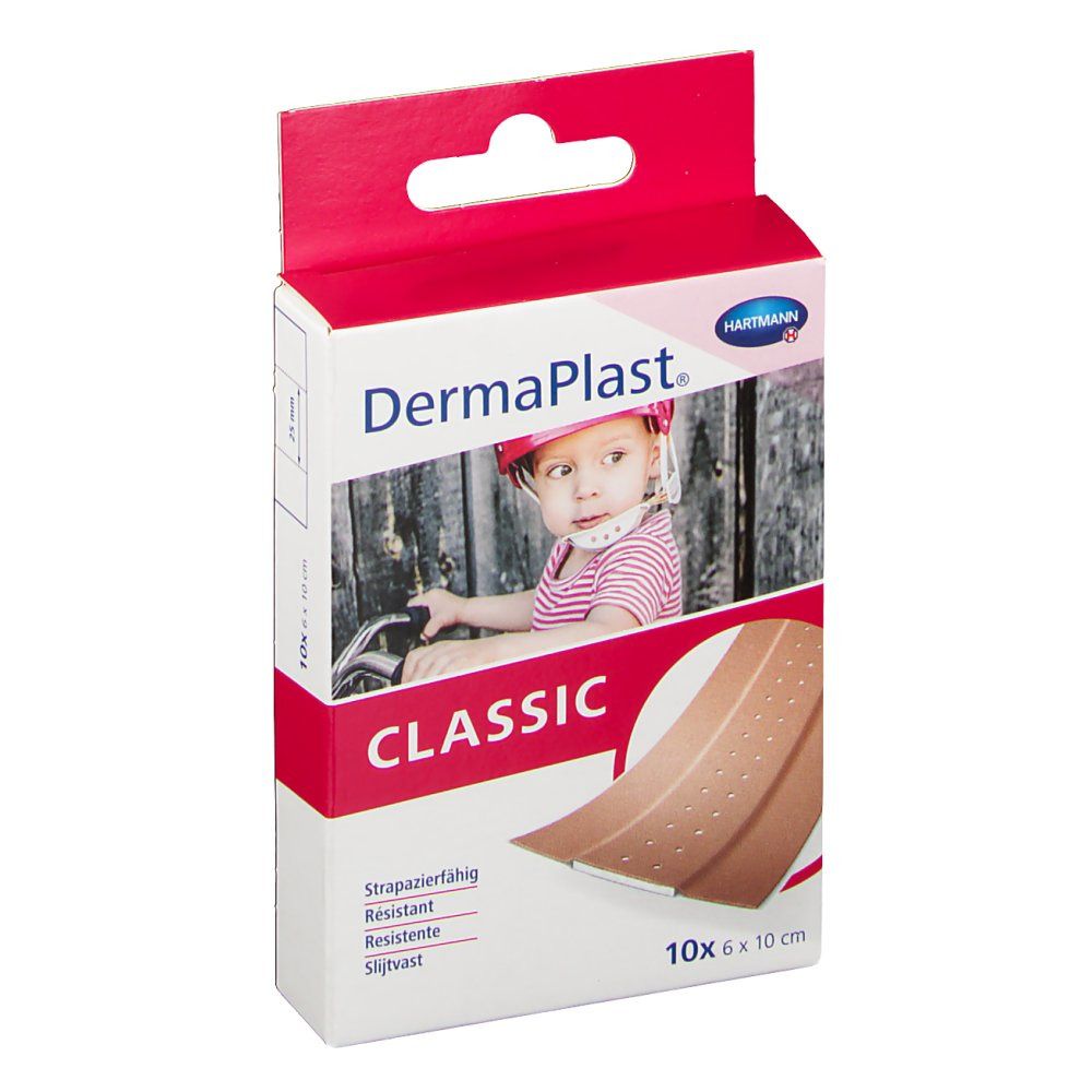 DERMAPLAST CLASSIC Wundpflaster 6x10 cm