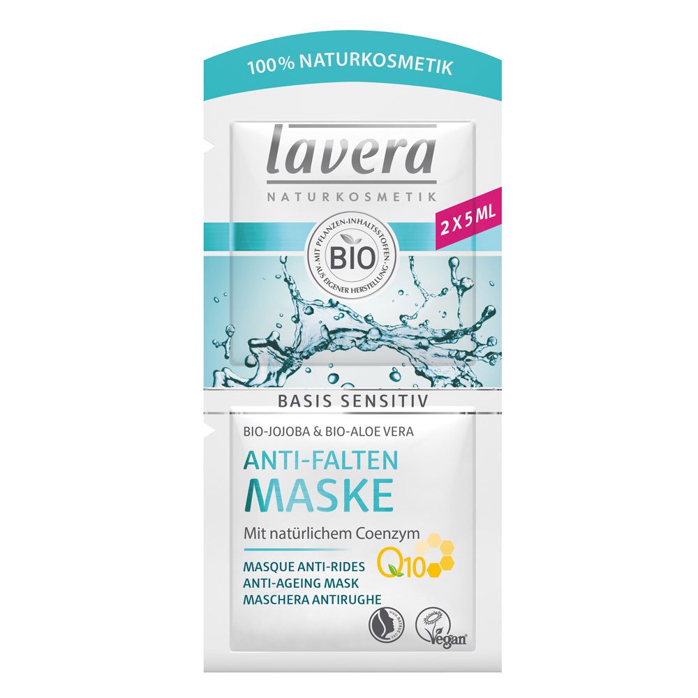 lavera basis sensitiv Anti-Falten Maske Q10