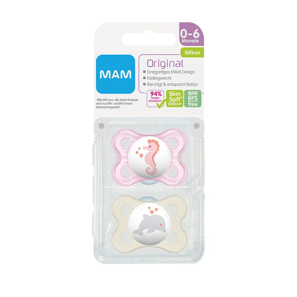 MAM Original SilikonSchnuler 0-6 Monate
