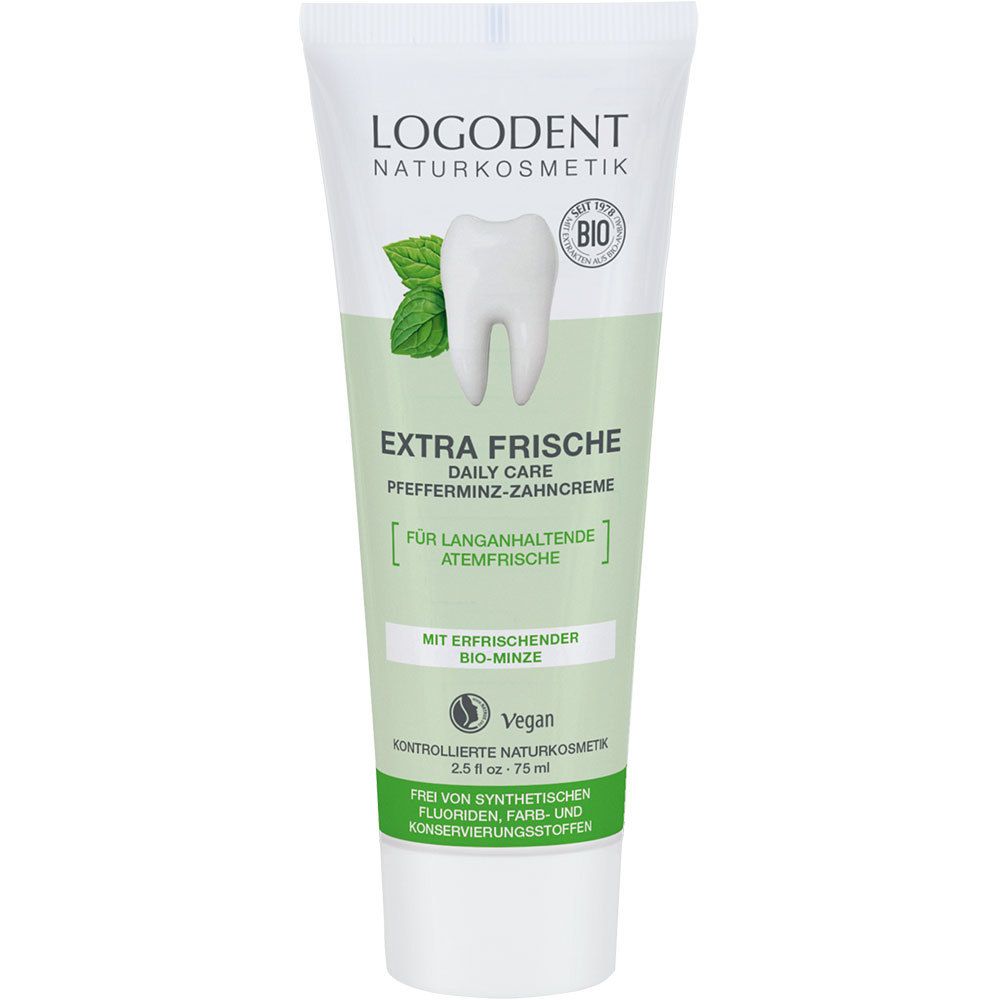 Image of LOGODENT EXTRA FRISCHE DAILY CARE PFEFFERMINZ ZAHNCREME