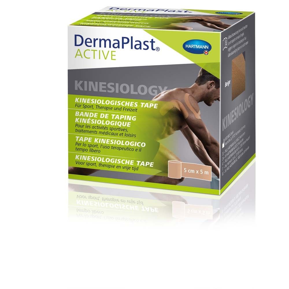 DERMAPLAST Active Kinesiology Tape 5 cmx5 m beige