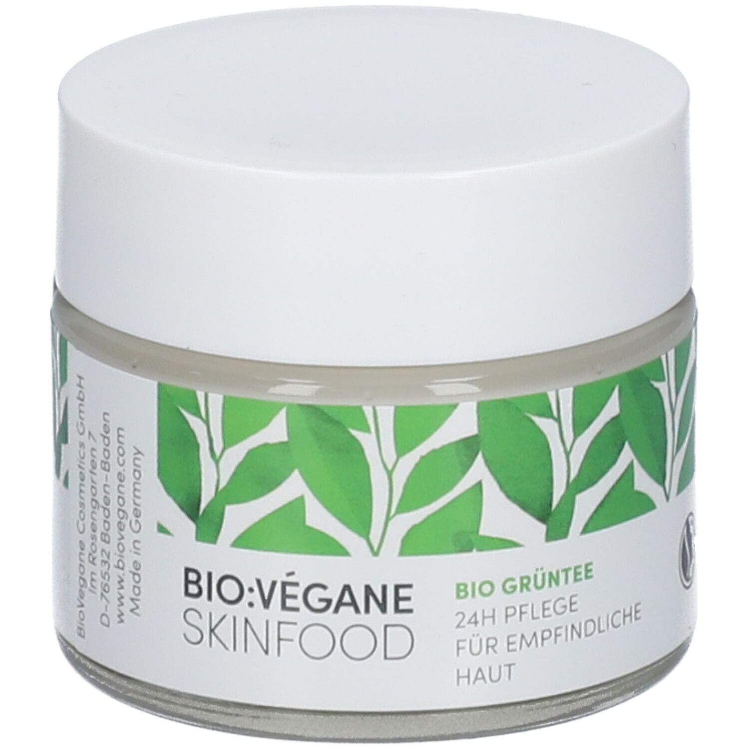BIO VÉGANE SKINFOOD BIO GRÜNTEE 24h Pflege