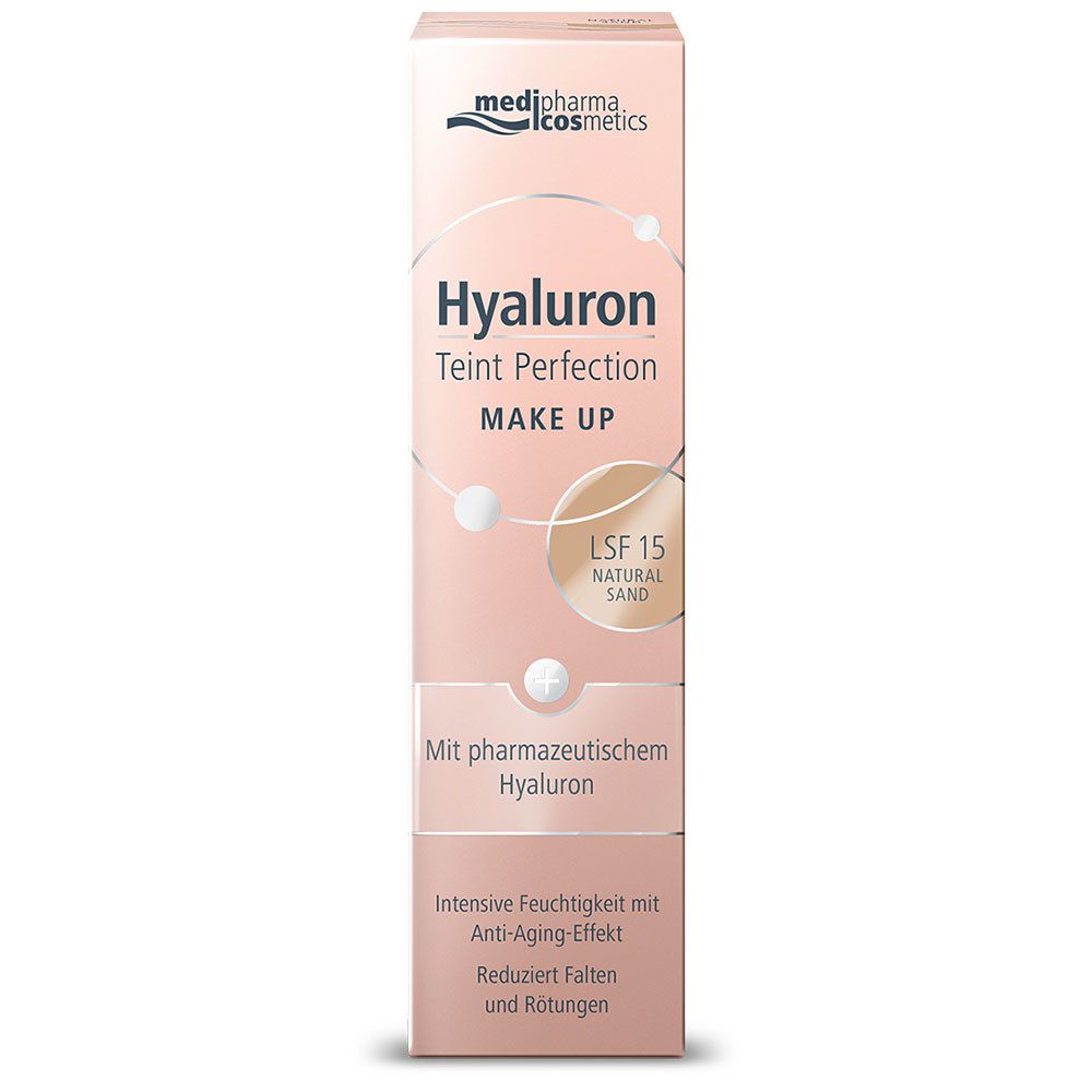 Image of medipharma cosmetics Hyaluron Teint perfection Make Up Natural Sand LSF 15