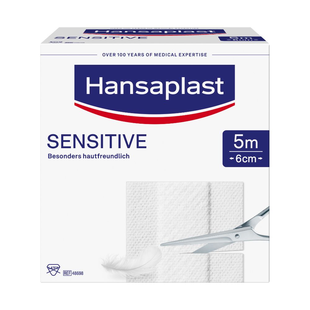 Hansaplast Sensitive Pansement 5 m x 6 cm